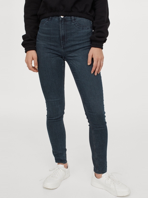 

H&M Women Blue Super Skinny High Jeans