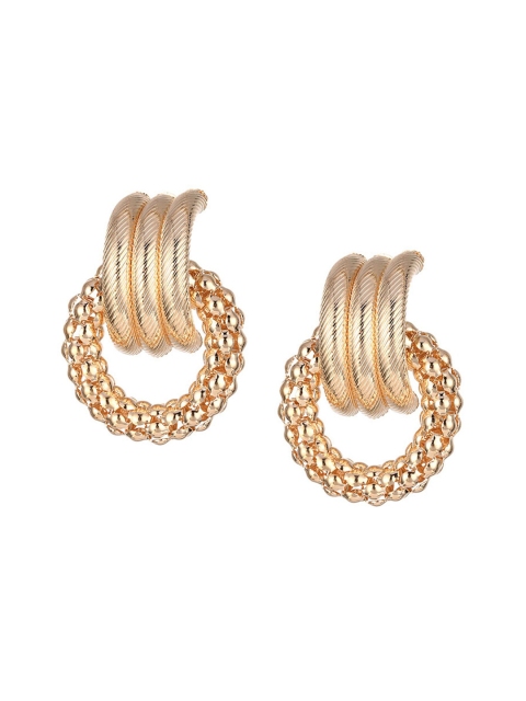 

YoungWildFree Women Gold-Toned Classic Drop Earrings