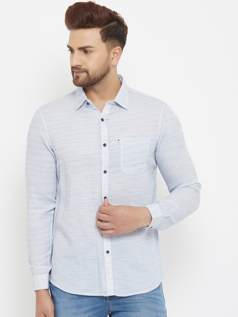 

Canary London Men Blue Smart Slim Fit Casual Shirt