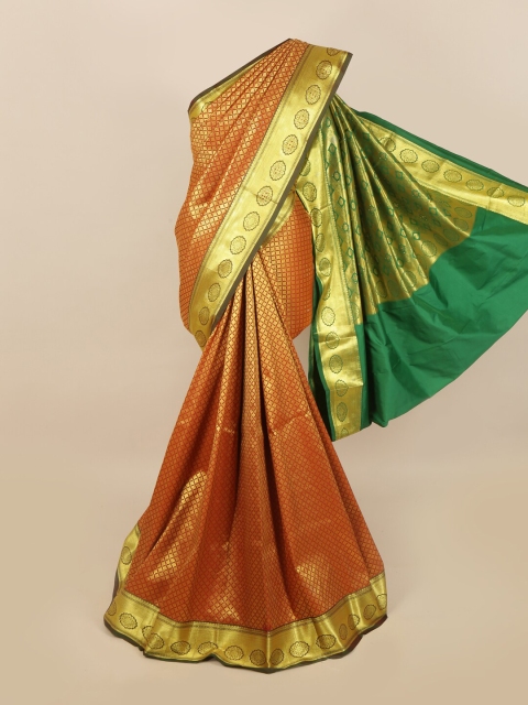 

Pothys Maroon & Golden Woven Design Saree