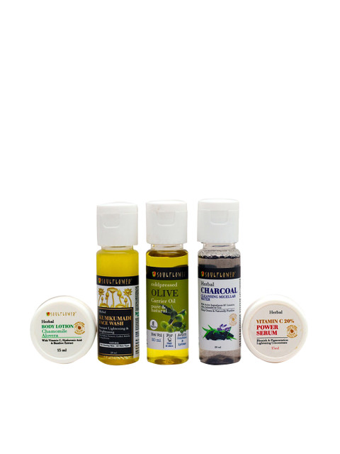 

Soulflower Pack of 5 Complete Special Skin Care, Multi