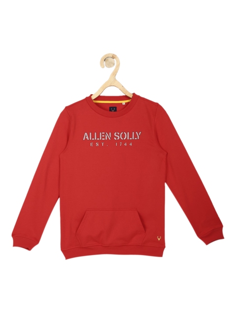 

Allen Solly Junior Boys Red Printed Sweatshirt