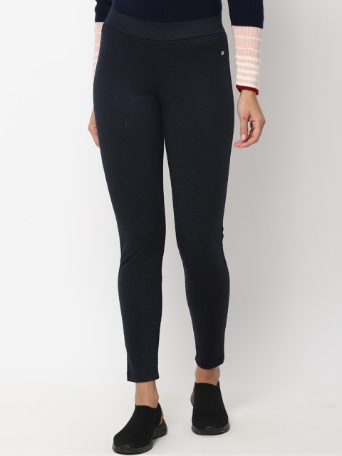 

Allen Solly Woman Women Blue Regular Trousers