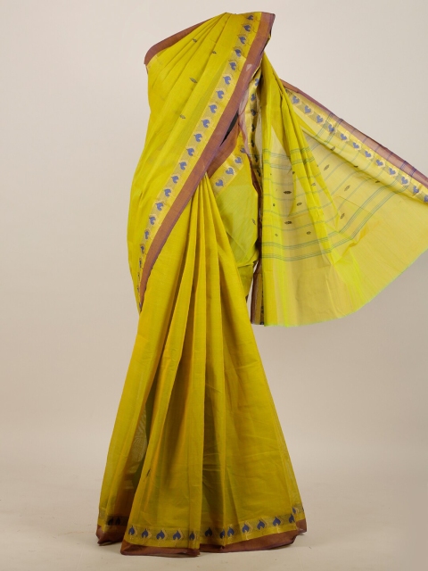 

Pothys Green & Blue Pure Cotton Saree