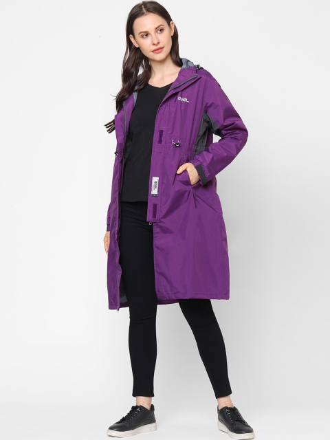 

Zeel Women Purple Solid Rain Jacket