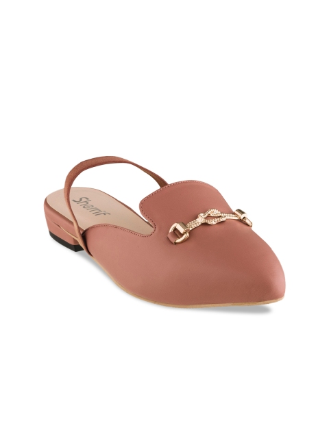 

Sherrif Shoes Women Pink Mules Flats