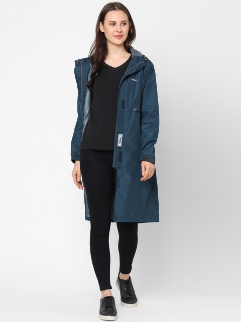 

Zeel Women Navy Blue Rain Jacket