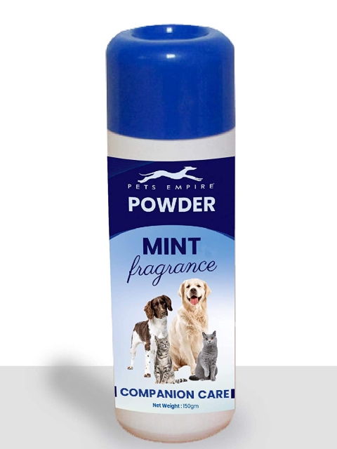 

PETS EMPIRE Set Of 2 Blue & White Mint Pet Powder 150 gm