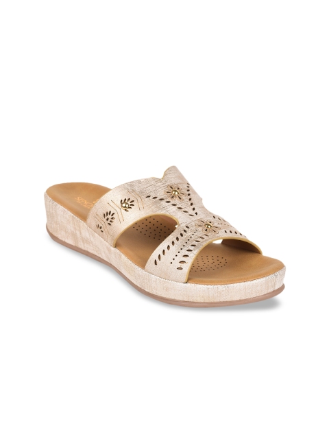 

Liberty Gold-Toned Embellished Wedge Sandals