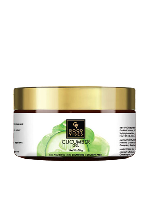 

Good Vibes Cucumber Face Gel 50 gm, Transparent