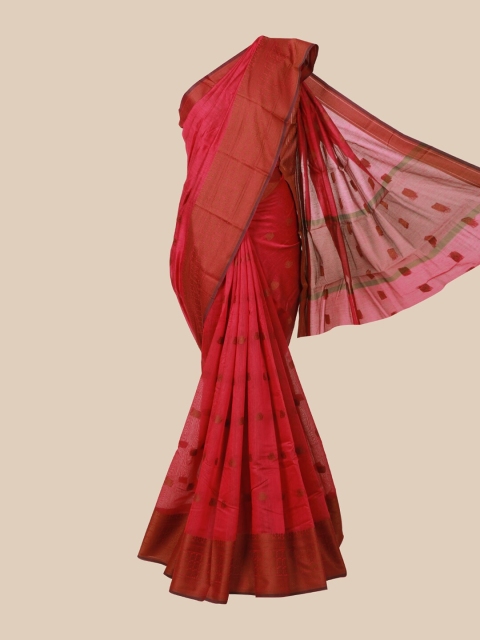 

Pothys Magenta Woven Design Zari Saree
