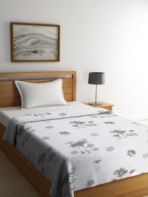 

Gulaab Jaipur Grey & White Hand Block Printed AC Room 350 GSM Single Bed Dohar