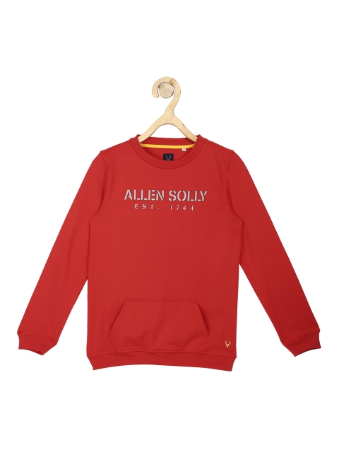 

Allen Solly Junior Boys Red Printed Sweatshirt