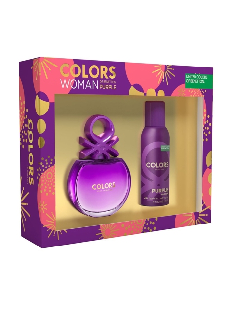 

United Colors of Benetton Women Set of 2 Fragrance Gift Set, Transparent