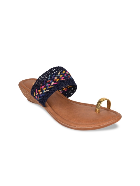 

Liberty Navy Blue Wedge Sandals