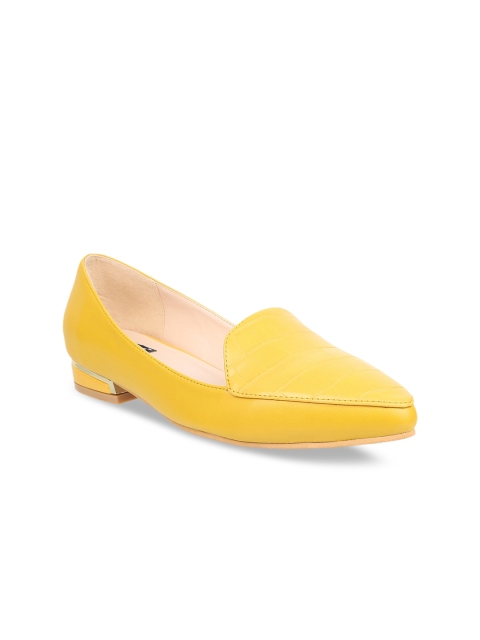 

Sherrif Shoes Women Mustard Yellow Ballerinas Flats