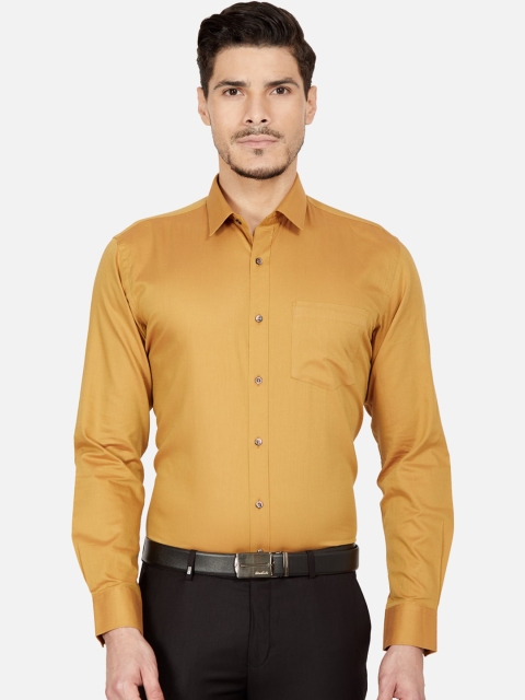 

Oxemberg Men Mustard Slim Fit Casual Shirt