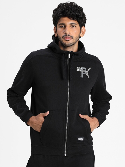 

Puma Men Black Sporty Jacket