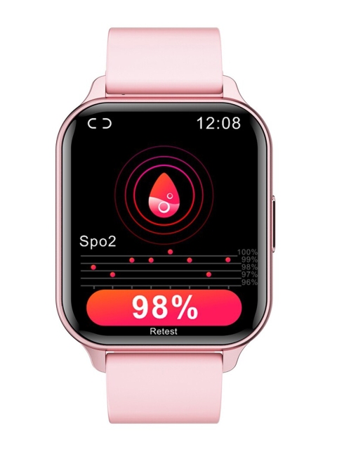 

French Connection Black Dial & Pink Straps Automatic Smart Watch Q26-C