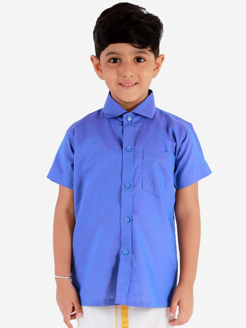 

JBN Creation Boys Blue Casual Shirt