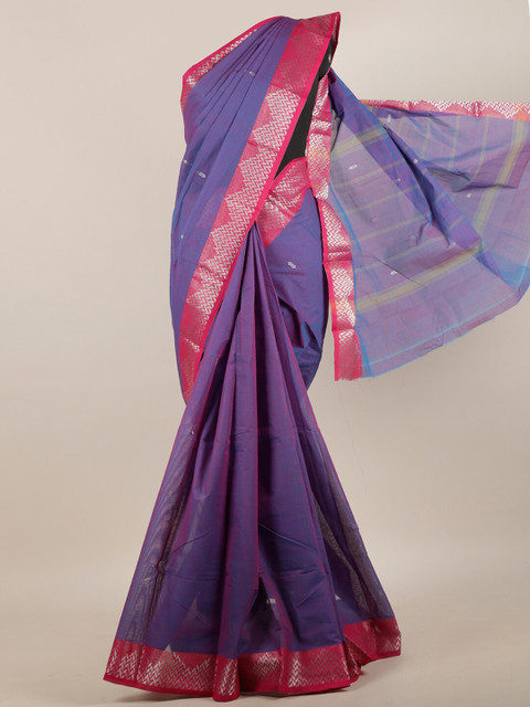 

Pothys Lavender & Pink Zari Pure Cotton Saree