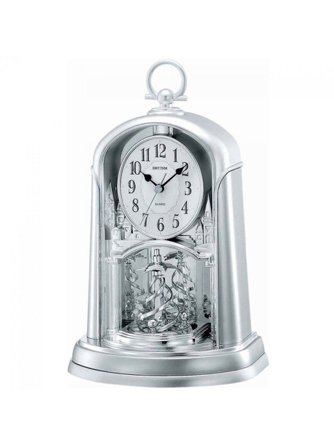 

Rhythm Silver-Toned Traditional Wall Clock