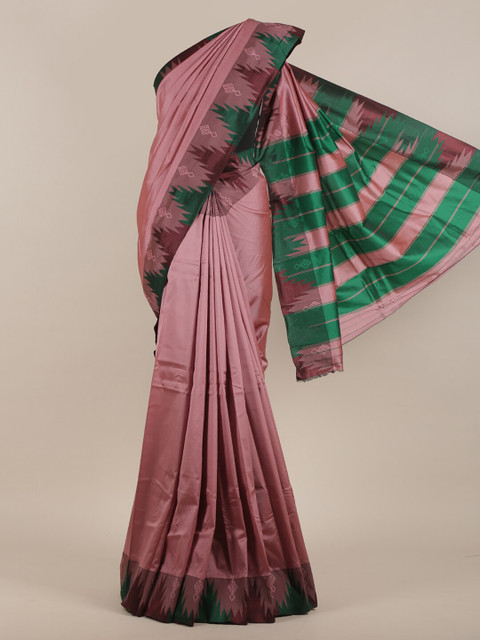 

Pothys Mauve & Green Art Silk Saree