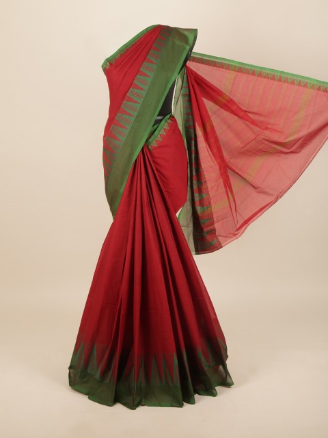 

Pothys Maroon & Green Saree