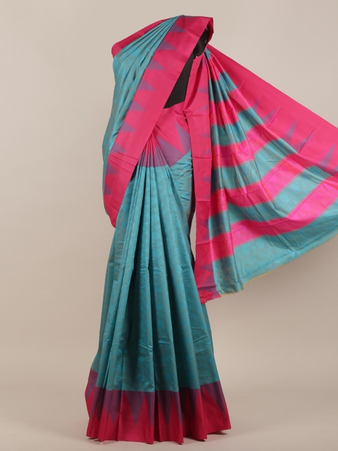 

Pothys Blue & Pink Art Silk Saree