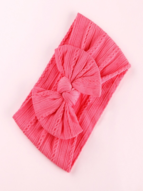 

AQUASTREET Unisex Kids Pink Bowknot Nylon Jacquard Headband