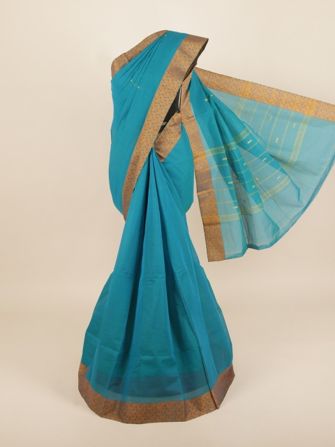 

Pothys Women Blue Pure Cotton Saree