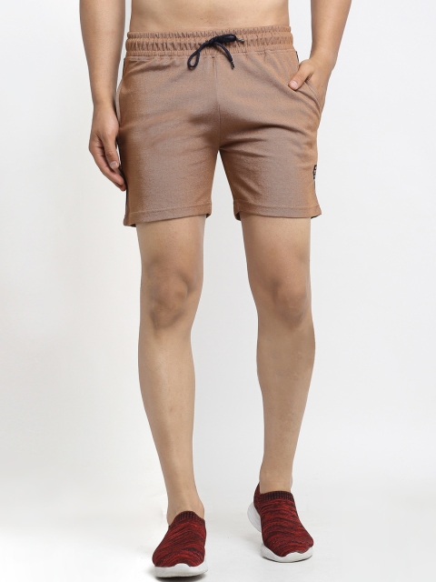 

Club York Men Brown Mid-Rise Regular Shorts