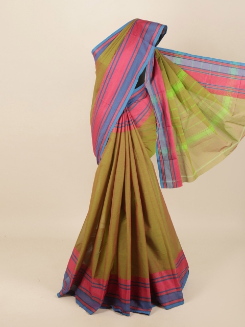 

Pothys Green Pure Cotton Saree
