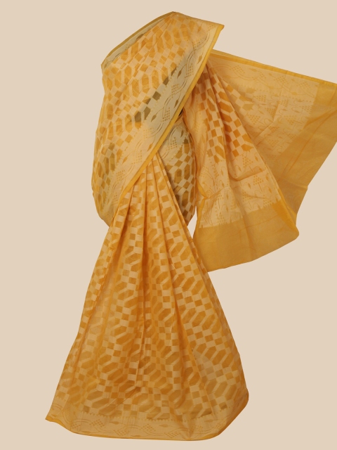 

Pothys Yellow Cotton Saree