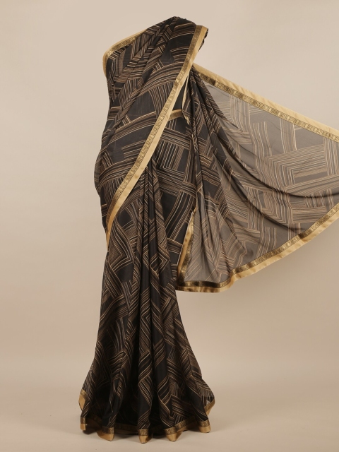 

Pothys Black & Brown Saree