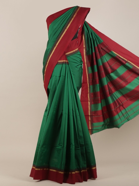 

Pothys Green & Red Art Silk Saree