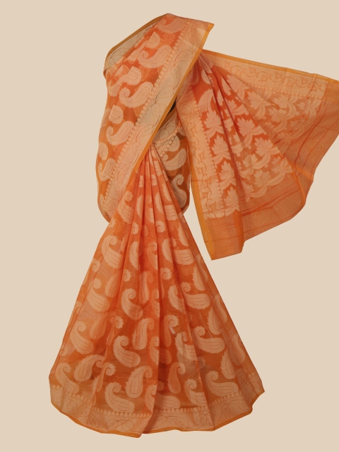

Pothys Orange Bagh Saree