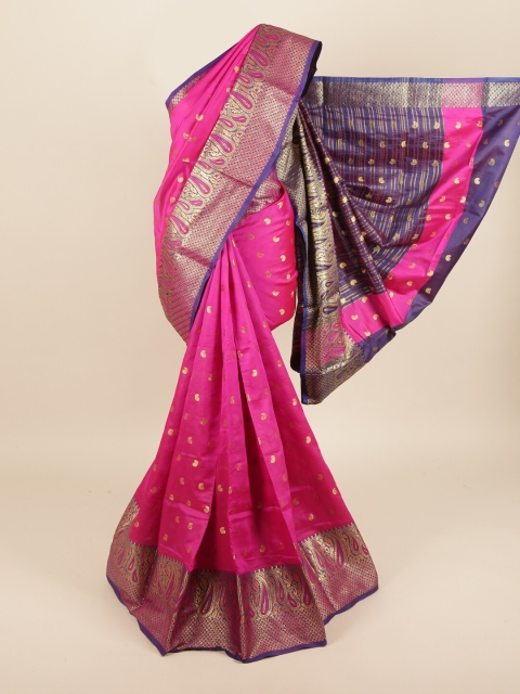 

Pothys Woven Design Bagh Saree, Pink