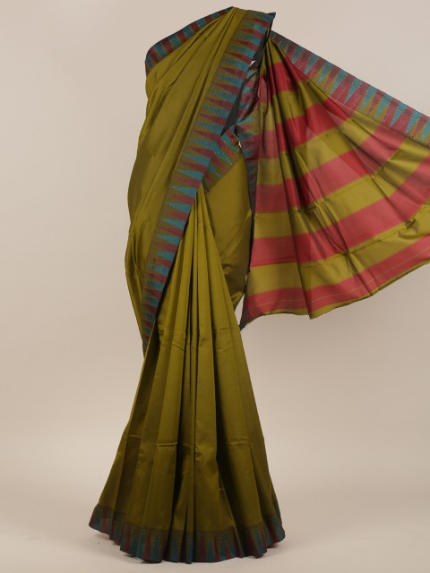

Pothys Green & Maroon Art Silk Saree