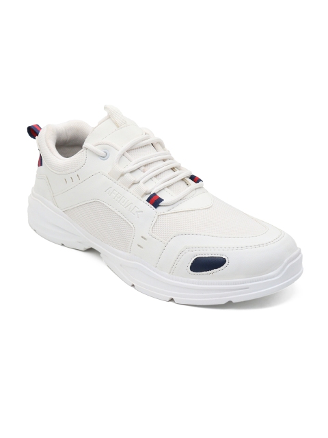 

AfroJack Men White Mesh Training or Gym Non-Marking Shoes