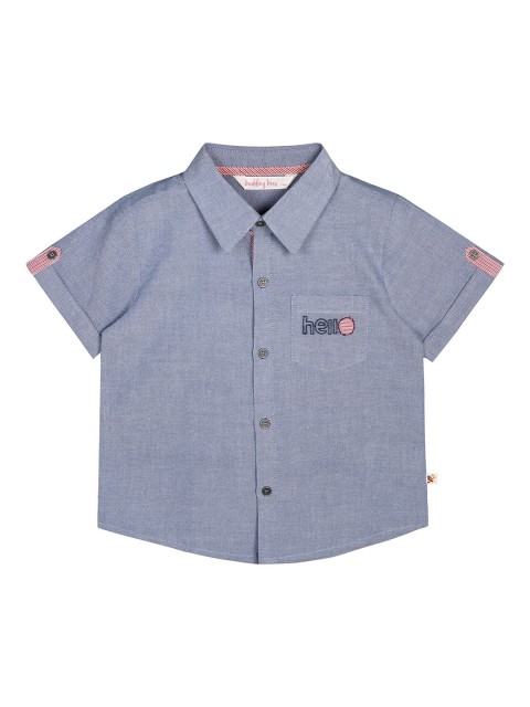 

Budding Bees Boys Blue Casual Shirt