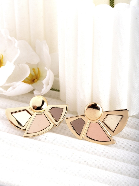 

CRZ Multicoloured Contemporary Studs Earrings, Multi