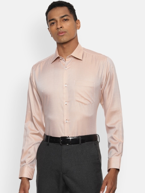 

Van Heusen Men Beige Formal Shirt