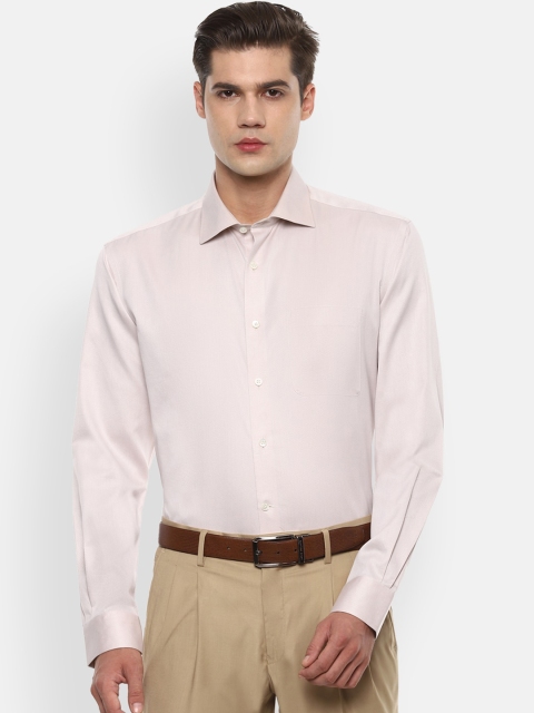 

Luxure by Louis Philippe Men Pink Micro ditsy Printed Pure Cotton Casual Shirt
