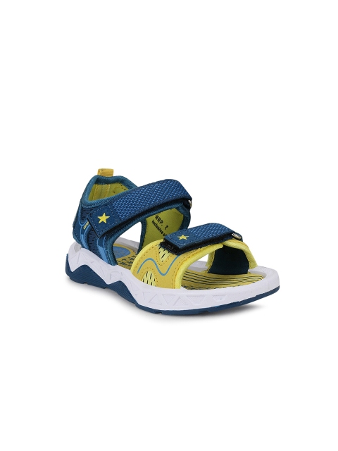 

Campus Unisex Kids Blue & Yellow Comfort Sandals