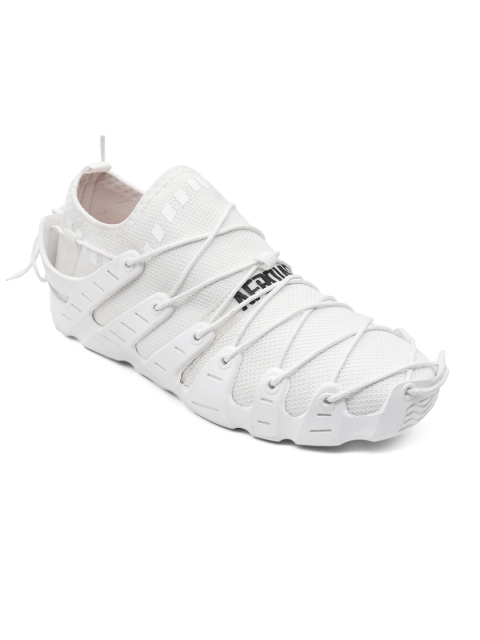 

AfroJack Men White Mesh Running Non-Marking Shoes