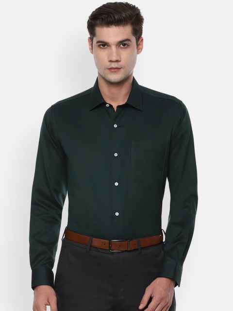 

Van Heusen Men Green Casual Shirt
