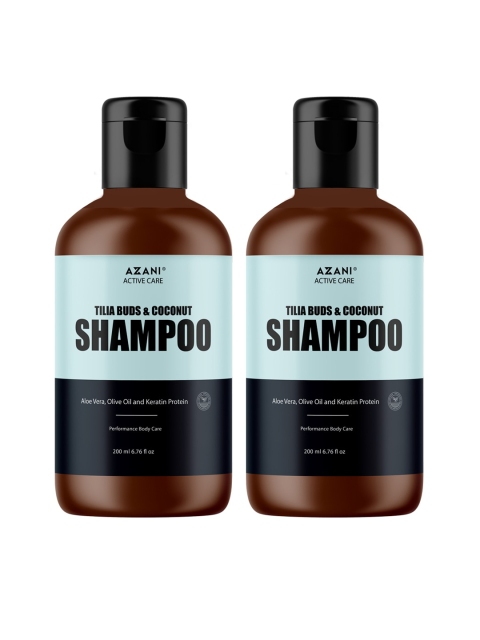 

Azani Active Care Unisex Shampoo 200ml each, Cream