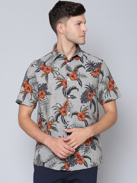 

LINDBERGH Men Multicoloured Floral Printed Casual Shirt, Multi