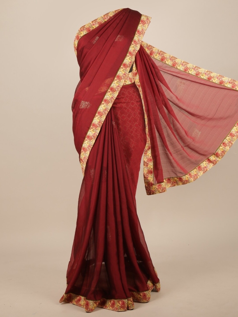

Pothys Maroon Floral Saree